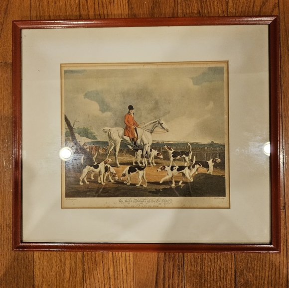 1937 Vintage Numbered Print in Original Frame - Picture 7 of 9